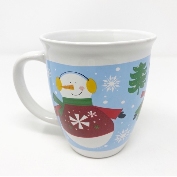 ROYAL NORFOLK Snowman “I Love Santa” Christmas Mug - Picture 2 of 6